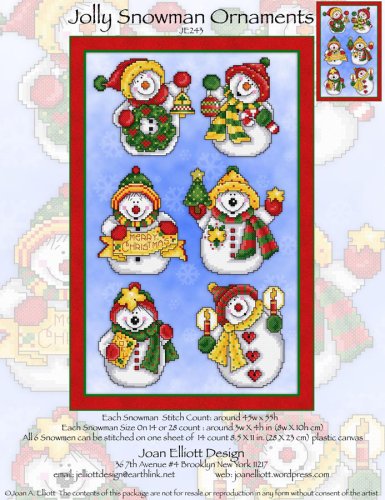 (image for) Jolly Snowman Ornaments